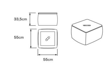 Outdoor Beistelltisch Puf Pool Table by OGO