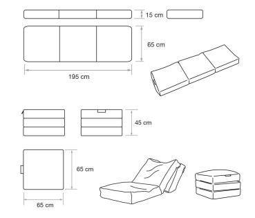 Outdoor-Matratze LLIT OUT by OGO