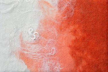 Gefilztes Wandelement rot